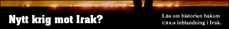 Banner - Nytt krig mot Irak?
